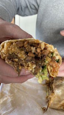 Super Burrito with birria