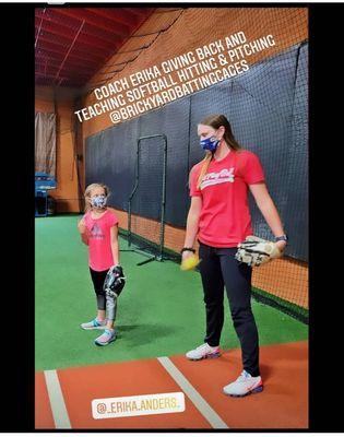 Coach Erika 2021 Baseball & Softball Lessons