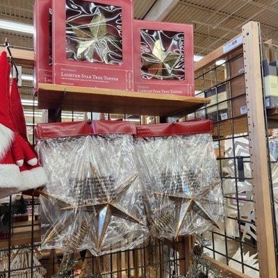 11-22-22 Cost Plus tree topper decorations