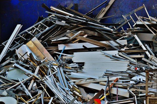 Scrap aluminum recycling in Los Angeles, California at Tuxford Recycling in Sun Valley, CA.