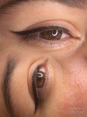 Permanent eyeliner