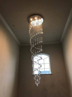 Another chandelier installation