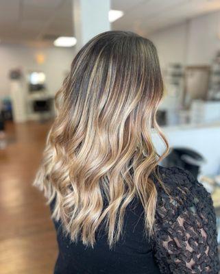 Balayage and cut by Christine