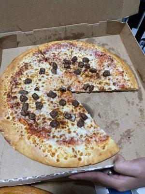 Sausage pizza