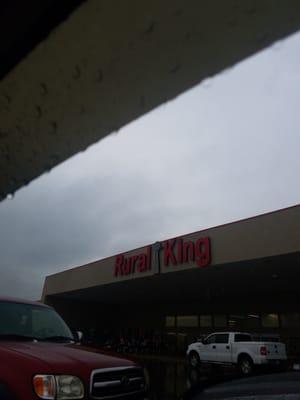 Rainy day at Rural King