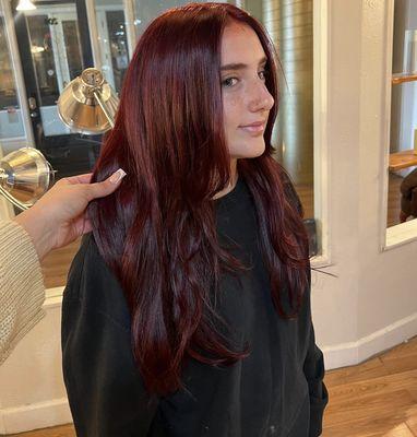 Looking for a rich, nourishing color. We carry all Kevin Murphy products. Beautiful color change done by Cynthia.