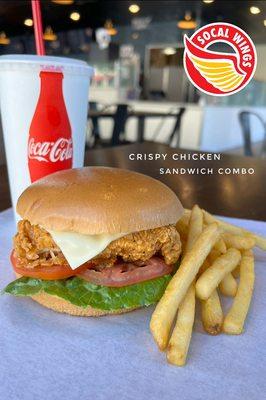 Crispy chicken sandwich