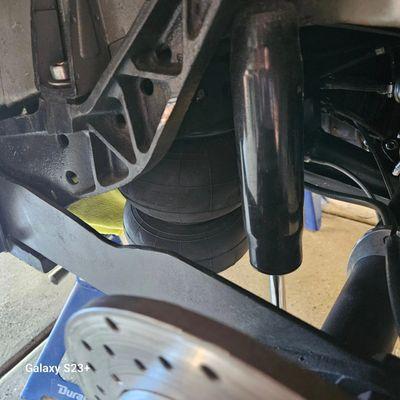 Rear air ride suspension pic