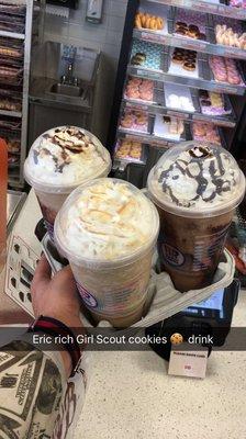 Girl Scout cookies drinks