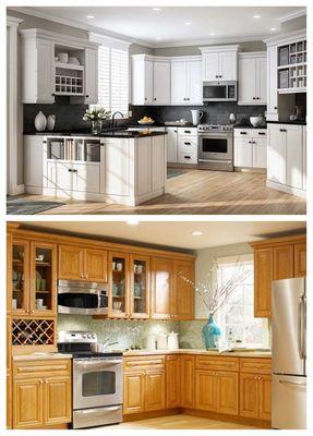 Hire us and showcase stunning new kitchen cabinets and floors for your guests or new owners!