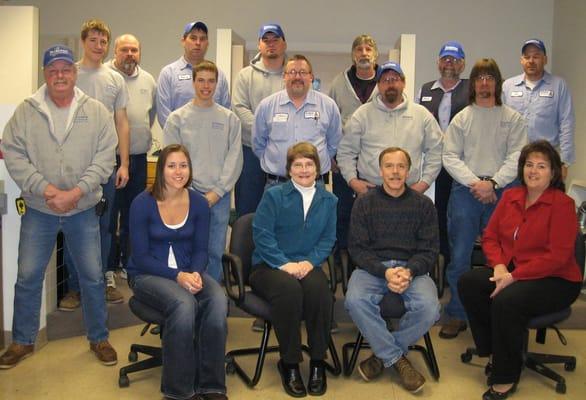 Steiner Plumbing, Electric & Heating employees (2007).