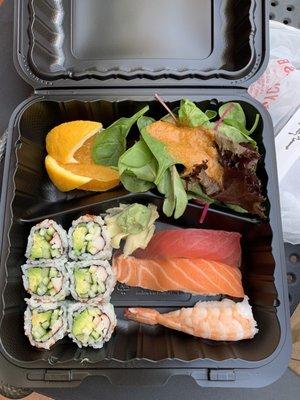 Sushi lunch special - very sad