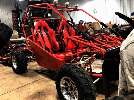 Check out this cool dune-buggy we worked on!