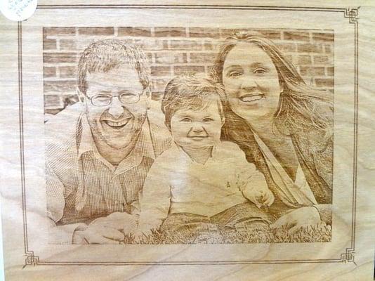 Custom Laser Photos