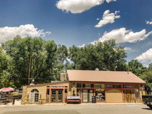 Front of restaurant