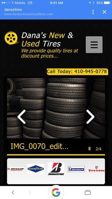 Dana's New & Used Tires