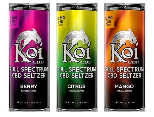 Get excited! The refreshing, new Koi CBD Seltzer line has now arrived in your local My CBD Hub!