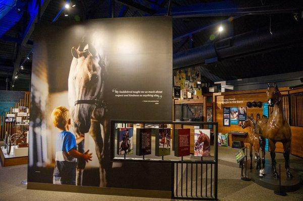 View from the American Saddlebred Museum History Wing