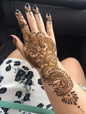 $25 henna from Mahboob!