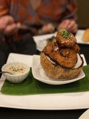 Coconut prawn shrimp