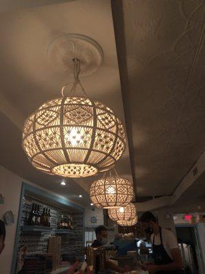 Bar lantern lights