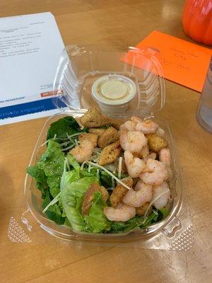 Small grilled shrimp ceasar salad- $6