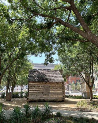 John Neely Bryan Cabin City of Dallas founder's original log cabin