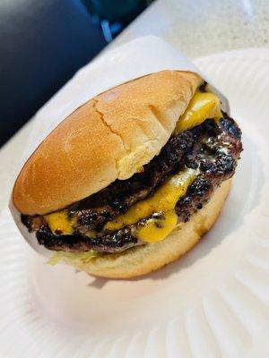 Double cheese burger