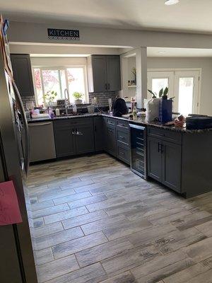 Kitchen before clean