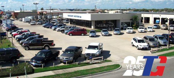 Taggart Motor Co. is celebrating their 25th anniversary of serving the Coastal Bend with quality cars, trailers, and service