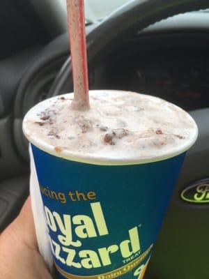 Don't try to turn your blizzard upside down...the are more like milkshakes.