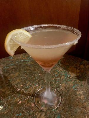 Raspberry Lemon Drop Martini