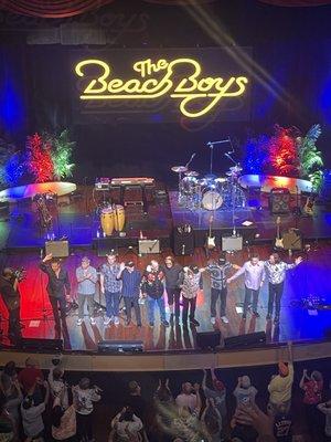 Beach Boys! (Snuck a Picture while the Ushers were busy lecturing other guests)