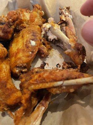 "Grilled" wings.