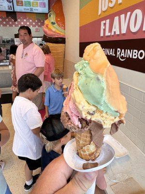 Original rainbow cone.