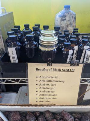 Fresh pressed black seed oil