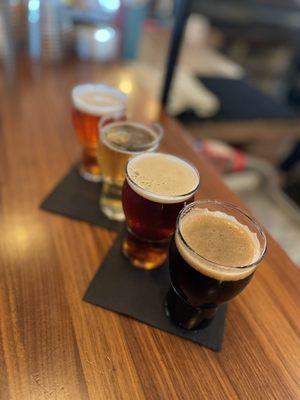 4 beer flight