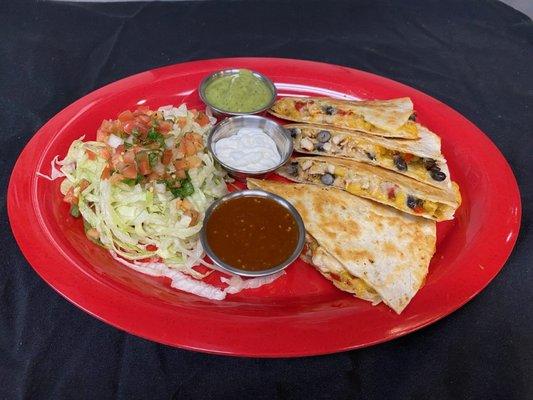 Quesadilla available on Chicken, Steak, Shrimp