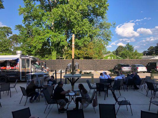 Plenty of seating outside out back! Not pictured--two fire pits!