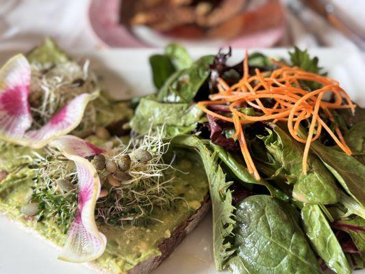 Avocado toast. Yum!