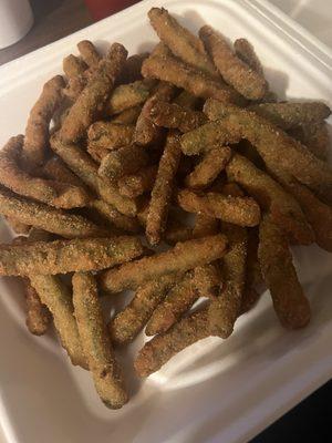 Fried green beans