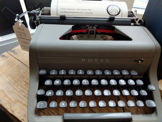 Older style, still sharp looking typewriter!