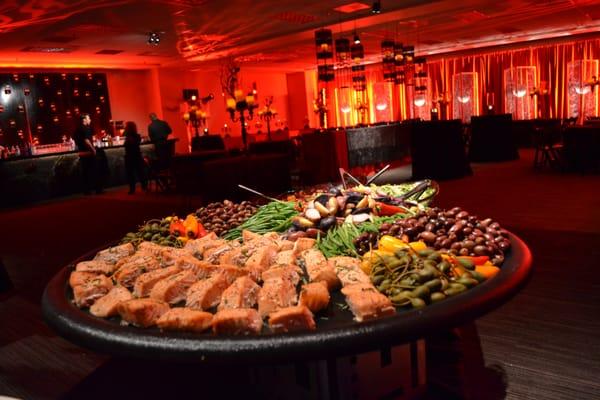 Salmon Nicoise Salad at the Rock and Roll Hall of Fame Induction Ceremony