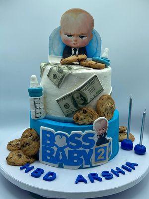 Boss baby cake