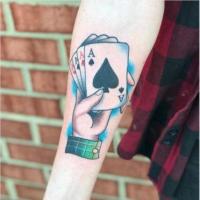 Hand of aces done by Eric B!