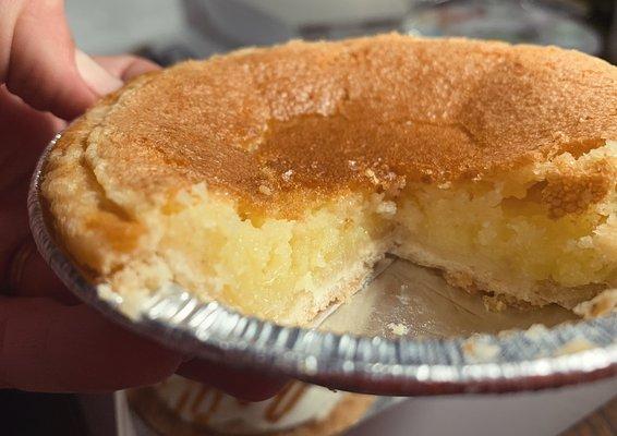 Lemon chess pie