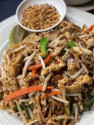 Pork pad Thai spicy level 3