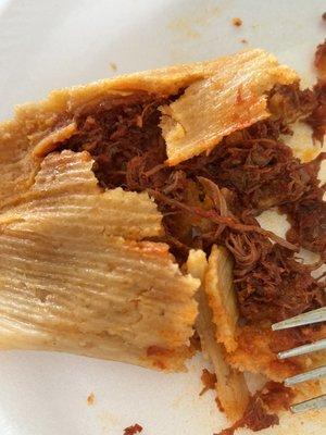 Beef tamale