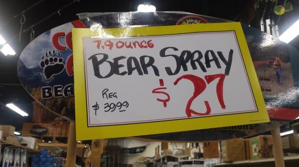 Cheapest bear spray in Alaska