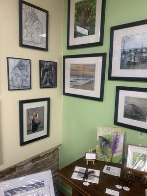 Cards, prints and original local and award wining artists.